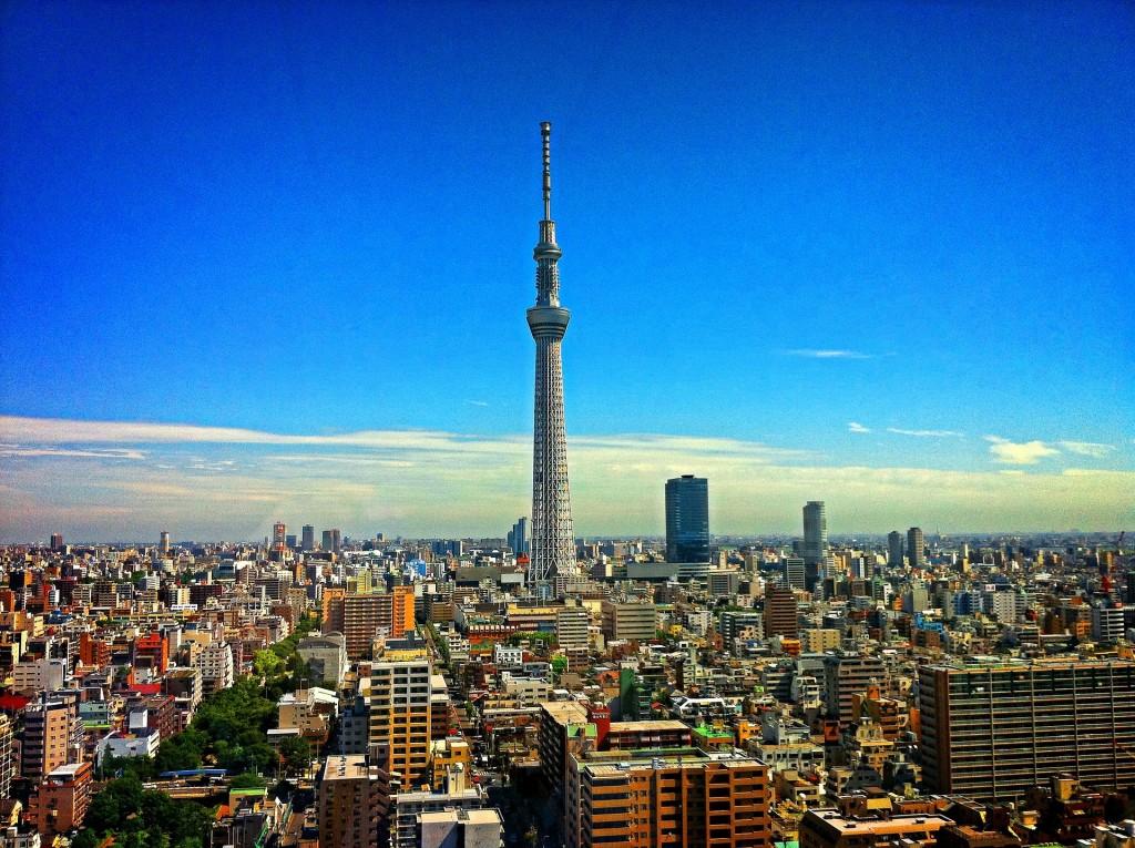 Tokyo Skytree towering above it all