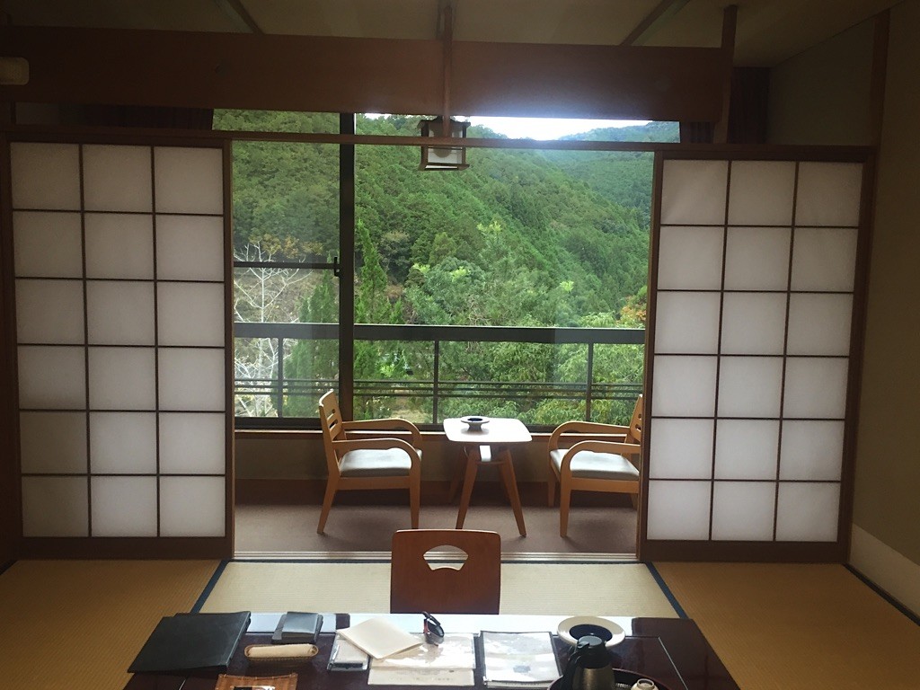 My room at the wonderful Yunomine-sou Japanese ryokan in Yunomine Onsen