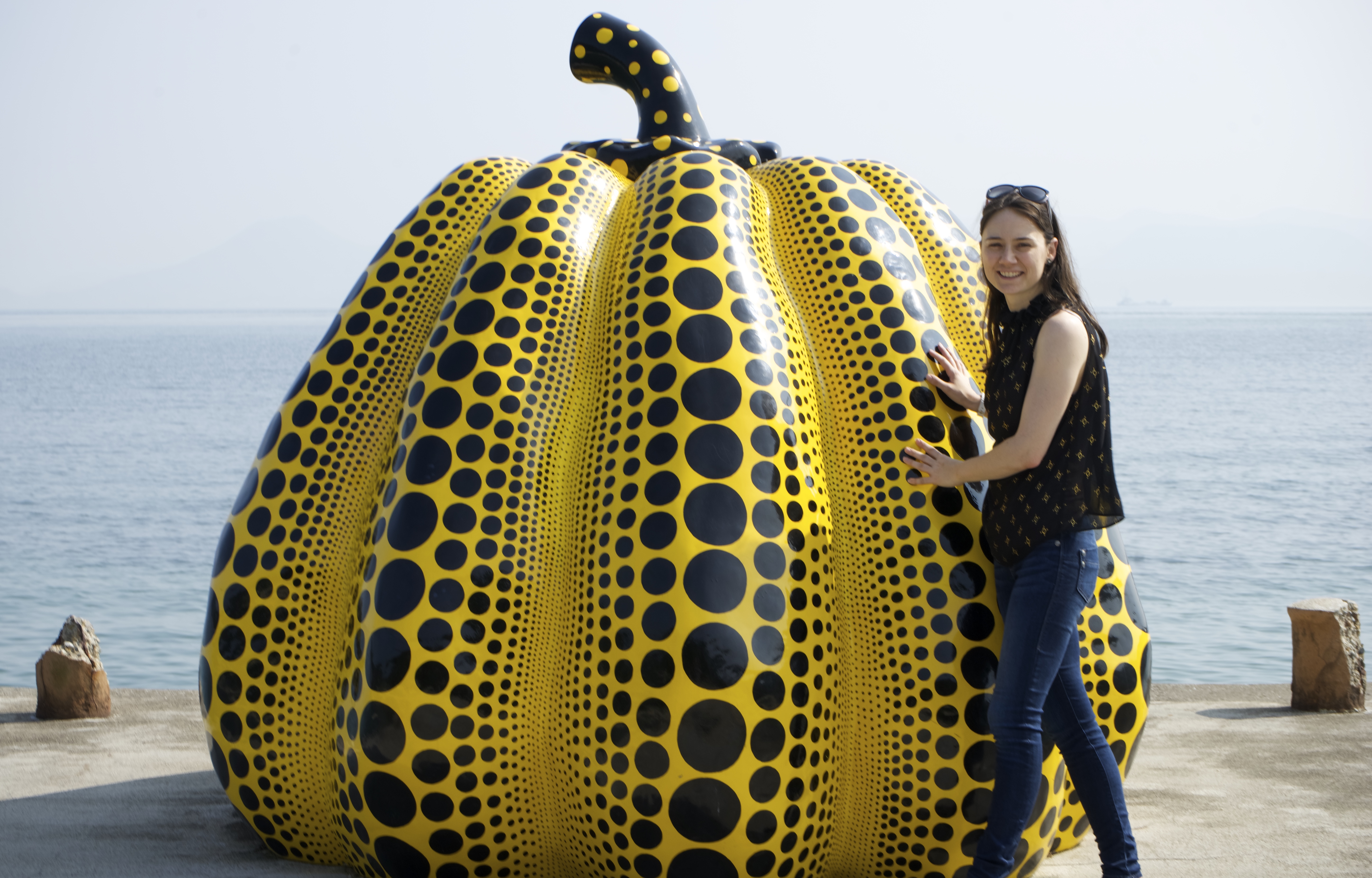 Yayoi Kusama pumpkin sculpture returns to Japan island after