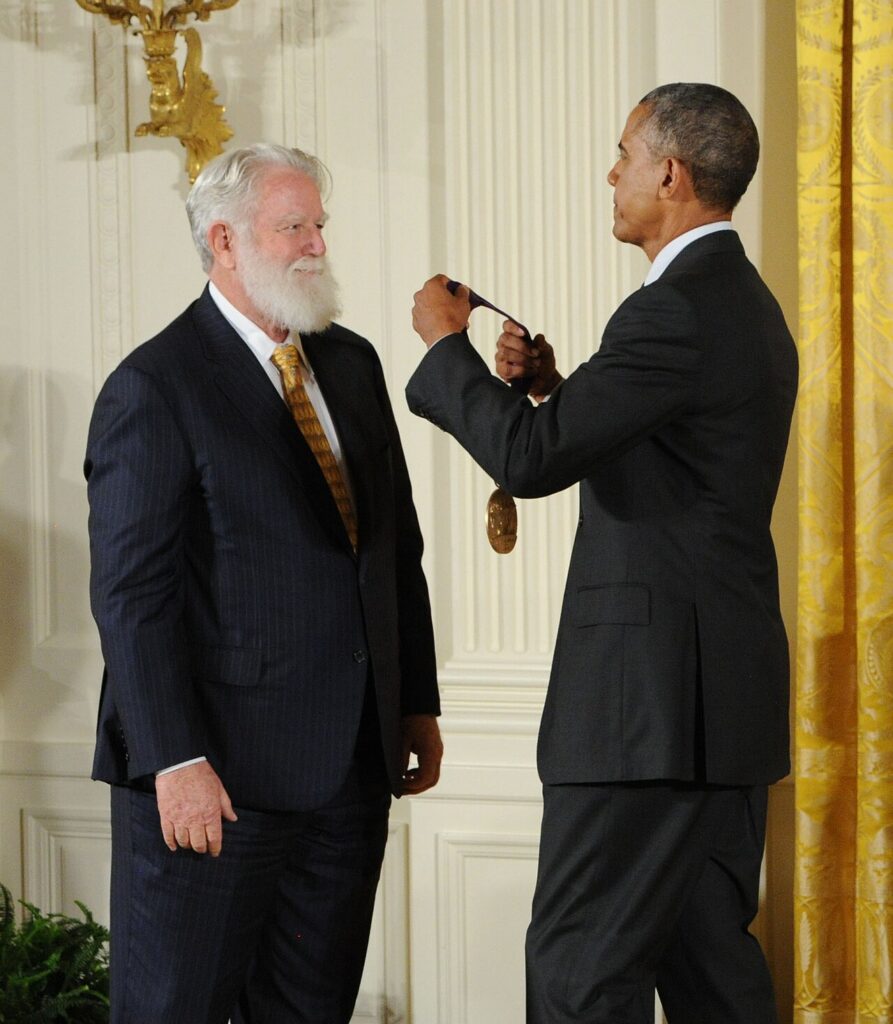 James Turrell receiving the National Medal of Arts