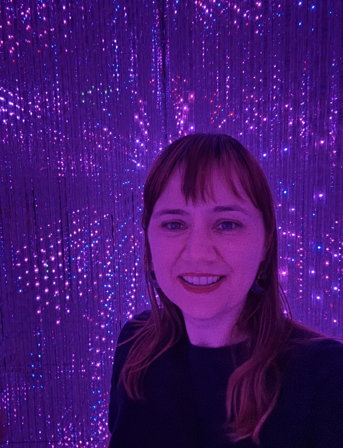 Tokyo Becky inside The Infinite Crystal Universe at teamLab Planets Tokyo